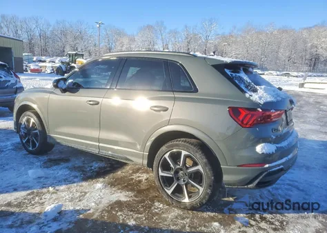2020 Audi Q3 Premium Plus S Line 45 z USA, uszkodzony, nr VIN WA1EECF37S1014611